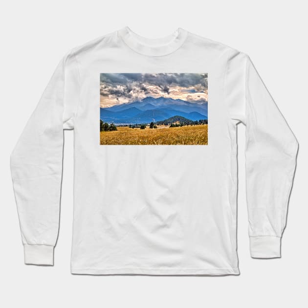 Estes Park from Glen Haven 3 Long Sleeve T-Shirt by bobmeyers